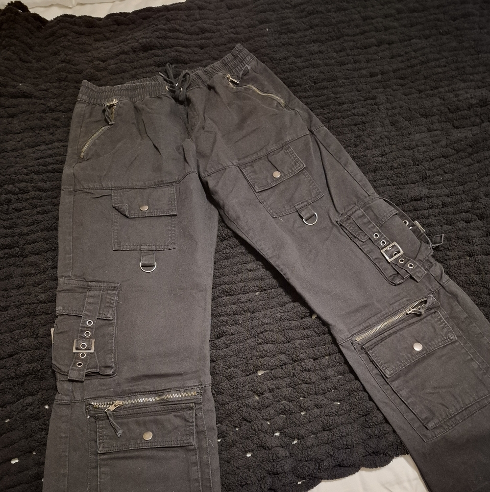 LG Men's Charcoal Cargo Pants